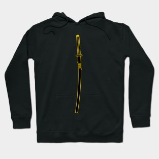 Katana (black and gold) Hoodie